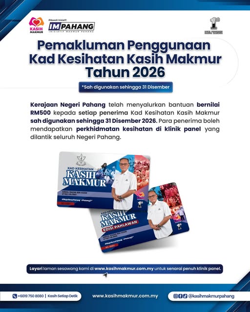 KAD KESIHATAN KASIH MAKMUR 2026